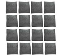 Risveglio Paquete de 8 paños suecos reutilizables, esponja de celulosa absorbente, toalla de cocina biodegradable, color negro (paquete de 16)