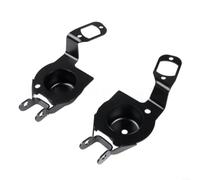 Risveglio Par de soportes de resorte helicoidal delantero de metal para Grand para Cherokee 1999-2004, directo para repuesto OE 926-078 5012445AB, negro