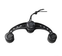 Risveglio para L- Fabricante de nudos de pesca, líderes de línea de sistema de amarre rápido, para caja de aparejos de diseño plegable compacto, negro