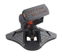 Risveglio Para mini aspersor oscilante de 16 agujeros ajustables para rango pequeño para césped grande, jardines, patios, gris, 2 piezas (A)