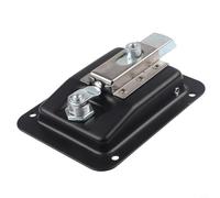 Risveglio Pestillo de bloqueo de mango de paleta grande de 140 x 108 mm, recubierto de polvo negro con para caravana Ute para camión, caja de herramientas, remolque para almacenamiento de RV