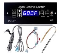 Risveglio Placa de control de termostato digital Louisiana Grills Pellet Grill con arnés, para sonda de carne de alimentación automática, modelo 16006-para F