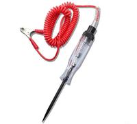 Risveglio Pluma probadora de circuito de cable de coche de 6 V-24 V con sonda de metal y clip de cocodrilo para auto remolque barco motocicleta solución de problemas eléctricos