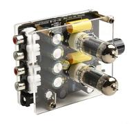 Risveglio Preamplificador de tubo HiFi mejorado con válvula 6A2, preamplificador clase A para cine en casa, soporta 6J1 6J2 6J3, DC12 16 V, 87 x 75 mm