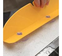 Risveglio Protector contra salpicaduras de polipropileno para fregadero de cocina con ventosas integradas, 11 cm de alto para encimeras de mármol y granito, evita el desorden mientras se lava platos