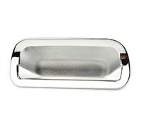 Risveglio Puerta trasera cromada para manija de puerta para V | 2007-2011, cuenco decorativo de plástico ABS con acabado de espejo, fácil de instalar