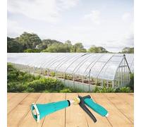 Risveglio Pulverizador de jardín de alta presión, riego eficiente, botella de pulverización de mano de aluminio, control de plagas, fertilizante en huerto, 14 x 28 cm