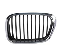 Risveglio Rejilla frontal cromada negra E39 525i 528i para 530i 540i M5 1997 2003, ABS para par de repuesto izquierdo y derecho