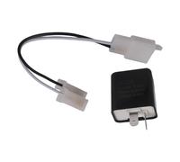 Risveglio Relé electrónico de 2 pines LED intermitente, velocidad de flash ajustable 50 200 para iluminación de motocicleta y scooter