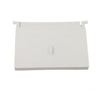 Risveglio Solapa de repuesto para piscinas sobre el suelo, puerta de vertedero con asa, prevención eficiente de desechos, 145 mm x 120 mm, ABS blanco (1 unidad)