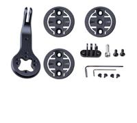 Risveglio Soporte de aluminio para computadora de bicicleta Bryton para Wahoo, para soporte de vástago de bicicleta para Trek Blendr, accesorio negro
