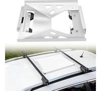 Risveglio Soporte de techo para Mini, 304 para base magnética de acero inoxidable con pies, delgado para soporte de antena plana, campistas para furgonetas, barcos, caravanas, color blanco