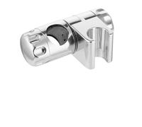 Risveglio Soporte para cabezal de ducha de 25 mm, kit de soporte deslizante cromado ajustable hecho de ABS para plástico