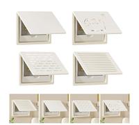 Risveglio Tablero de plástico de madera con cubierta decorativa para medidor eléctrico, 45 x 35 cm, caja de distribución de corriente débil, agujero para panel de arte, sala de estar, oficina, se