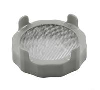Risveglio Tapa de acero inoxidable Sprout para tarros de boca ancha, tapa de plástico ABS con soporte de drenaje, para alfalfa, verde (amarillo)