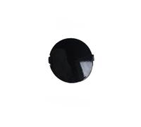 Risveglio Tapa de gancho de remolque negra para CX 3 2014 2023, cubierta de tapa de remolque de parachoques delantero, ABS izquierdo y derecho