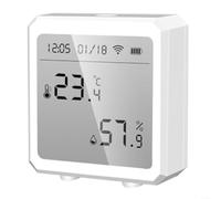Risveglio Termómetro higrómetro WiFi, termómetro inteligente para habitación, higrómetro, sensor digital de humedad de temperatura interior con informe automático de 24 horas