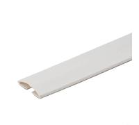 Risveglio Tira de sellado de huecos de puerta, PVC flexible debajo para burlete de puerta, reducción de ruido y bloqueo de polvo, cinta fácil de instalar, marrón (blanco)