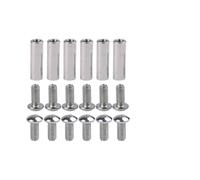 Risveglio Tornillos de punta de acero inoxidable con mangas espaciadoras para Segway Navimow H500E H800E H1500E H3000E, kit de actualización de tracción a prueba de óxido, cortacésped robótico en
