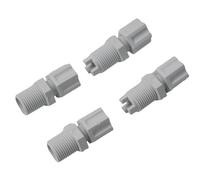 Risveglio Válvula de retención de clorador y adaptador de montaje de entrada con tuercas de compresión CL200, CL220 y CL220BR modelos de alimentador