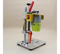 Risveglio Wodsty - Mini prensa de taladro con motor 795 CC, portabrocas B10 de 0,8 a 6 mm, máquina de perforación portátil de mesa de madera, plástico y aluminio para CNC DIY