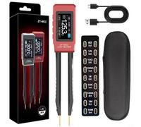 Risveglio ZT-MD2 Medidor de abrazadera LCR digital inteligente, probador de componentes de precisión del 0.5% para inductor de condensador de resistencia(alto)