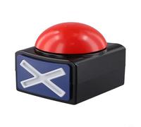 Risveglio Zumbador de juego con luces y sonido, botón interactivo de preguntas y respuestas, construcción ABS, para rojo
