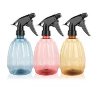 RISVOWO 3 Piezas 500ml Botella Pulverizador, Plástico Vacías Botella de Aerosol, Rellenable Gatillo Botellas de Spray Vacías para Regar Plantas de Jardín, Limpieza, Pelo