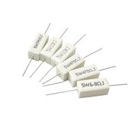 RISWEKFW 10 Piezas 5 W 5% Resistencia Horizontal del Cemento 0,1~100 K 0,1 R 0,5 R 1 R 10 R 100 R 0,22 0,33 0,5 1 2 5 8 10 15 20 25 30 100 1 K 10 K Ohm(0.18R)