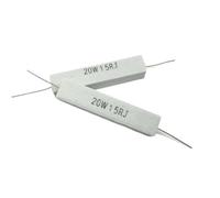 RISWEKFW 5 Piezas 20 W 5% Resistencia Horizontal del Cemento 0,1~100 K 0,1 R 0,5 R 1 R 10 R 100 R 0,22 0,33 0,5 1 2 5 8 10 15 20 25 30 100 1 K 10 K Ohm(16R)