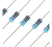 RISWEKFW 50 Uds 1/2W Resistencia de película metálica 1 1,2 1,5 10 12 15 100 120 150 RK Ohm 1K2 1K5 1% 0,5 W Resistencia de Anillo de Cinco Colores 1K 10K 100K 10R(1R)