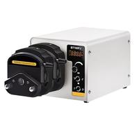 RISWEKFW Bomba peristáltica BT100FJ de 100 RPM, dosificación de 1000 ml y Bomba peristáltica Popular for dispensador de Grasa(UK,YZ1515x)