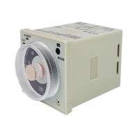RISWEKFW H3CR-A8 Relay 100-240VAC 50/60Hz 0.05s to 300h 8PIN Power On and Off Cycle Delay Time Relay Timer Control(12-48VDC)