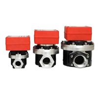 RISWEKFW Medidor de Flujo electrónico de Engranajes ovalados de 1 Pulgada, medidor Digital de líquido diésel, 12 V, 24 V y 220 V, Control cuantitativo de líquido.(12V Al Alloy 1)