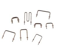 RISWEKFW Resistencia de Cobre manganeso 20 Piezas/Resistencia de muestreo 2mR 2,5mR 5mR 10mR 20mR 30mR(10mR 1.5x16.5 20PCS)