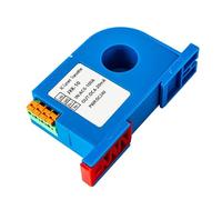 RISWEKFW Sensor de Corriente Agujero de 22 mm 20A 50A 100A 500A AC/DC Transmisor de Corriente 4-20MA 0-5V 0-10V RS485 Transductor de Corriente CA(AC 0-200A_24V DC_0-5V Output)