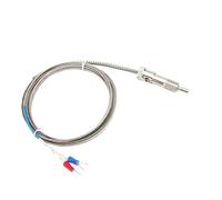 RISWEKFW Sensor de Temperatura del termopar de Cable blindado con Hebilla Tipo M12 KE for Controlador 1/2/3/4/5M 0-600 ℃ Rosca extraíble(M12 Type E 3M)