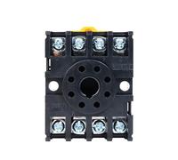 RISWEKFW Timer Relay Socket Base PF083A 8pin PF113A 11pin for H3CR-A8 MK2P-I H3CR-A ST3P-2Z MK3P-I DH48S DH48J Series Relay Mounting(PF083A 8pin)