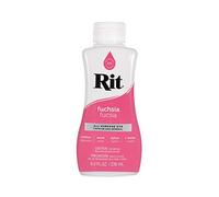 Rit Dye Liquid - Amplia selección de colores - 8 onzas (fucsia)