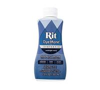 Rit DyeMore Tinte de fibra líquida sintética de 7 onzas para ropa, decoración y manualidades, azul marino medianoche (paquete de 1)