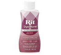 Rit DyeMore - Tinte de fibra líquida sintética de 7 onzas para ropa, decoración y manualidades, color ciruela