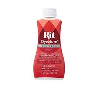 Rit DyeMore - Tinte de fibra líquida sintética de 7 onzas para ropa, decoración y manualidades, color rojo carreras (paquete de 1)