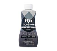 Rit DyeMore - Tinte de fibra líquida sintética de 7 onzas para ropa, decoración y manualidades, grafito (paquete de 1)