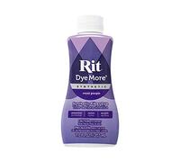 Rit DyeMore Tinte de fibra líquida sintética de 7 onzas para ropa, decoración y manualidades, morado real (paquete de 1)