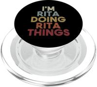 Rita Name Rita Personalized Name First Given PopSockets PopGrip para MagSafe