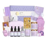 RitaeusaFacial Skin Care Set & Bath Spa Kit, Bath and Body At Home Spa Kit, Mothers Day Gifts Ideas, Self-care Relaxation Gift, Skin Care Collection plus essential oil, Hyaluronic Acid, Vitamin E