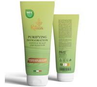 Ritalia® EXFOLIANTE CAPILAR Grande 250ml BIO sin sulfatos ni parabenos, Exfoliante cuero cabelludo SCALP SCRUB cabello graso o seco Micro peeling capilar desintoxica purifica y reequilibra