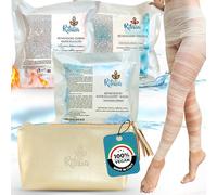 Ritalia® VENDAS FRIAS piernas ACCION DRENANTE ANTICELULÍTICA 3x2 vendas frías Efecto frio acción tonificante relajante ingredientes naturales vendaje piernas fuerte REAFIRMANTE regalo mujer