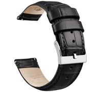 Ritche Quick Release Leather Watch Bands Genuine Leather Watch Strap for Samsung Galaxy Watch 6 Classic 43mm 47mm 40mm 44mm 18mm, 20mm or 22mm for Men and Women