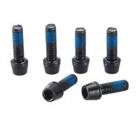 Ritchey Kit de 6 Tornillos de Acero para Potencia Wcs Trail, Unisex, Negro, Taille Unique